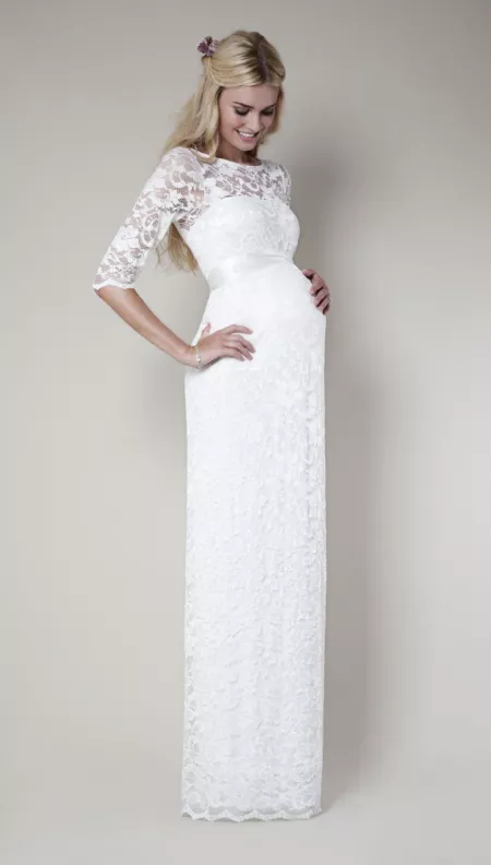 Pretty bride with cute preggo tummy by Connect-Art-4547