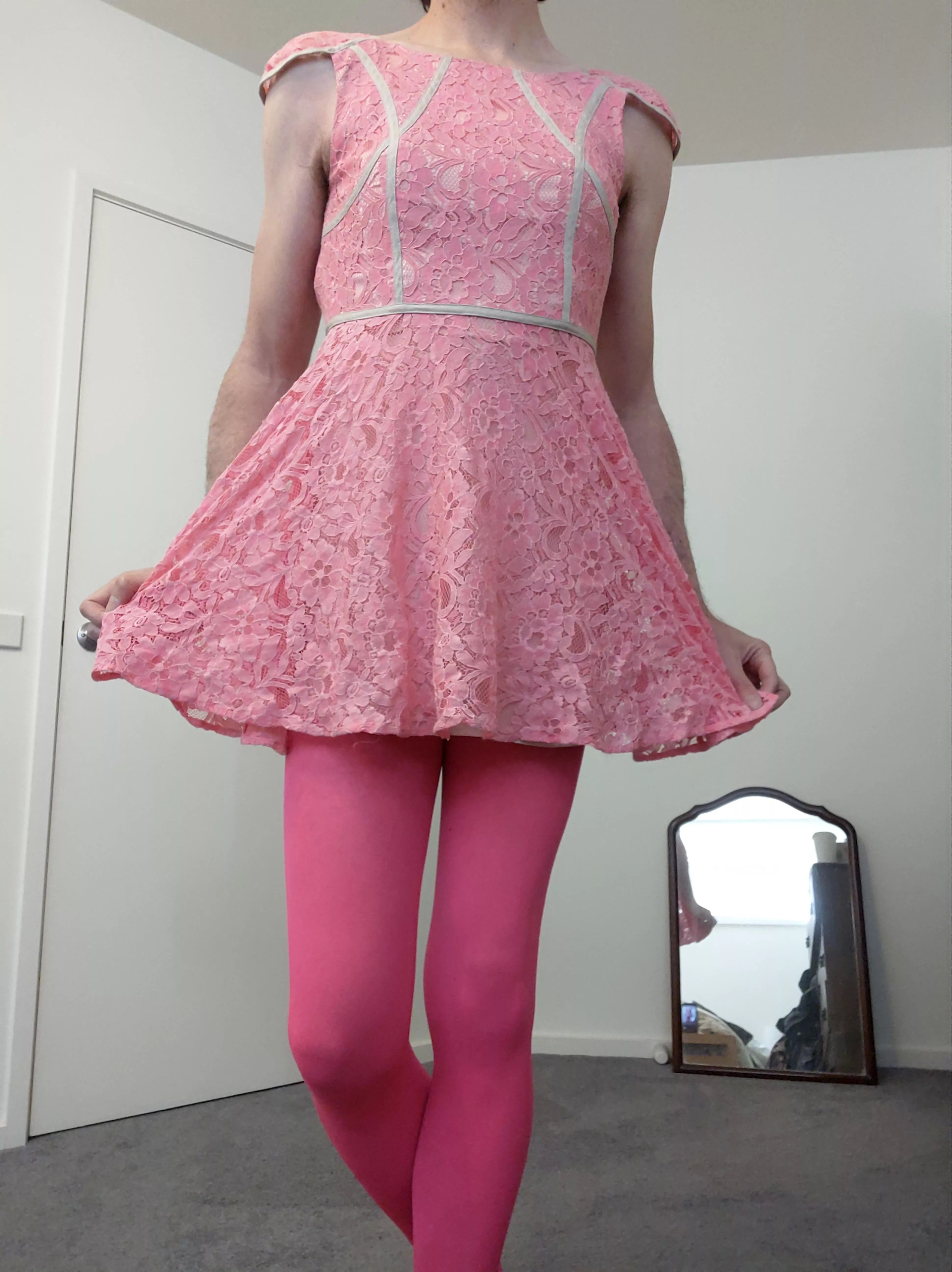 Pretty in pink? posted by cagedyetcheeky