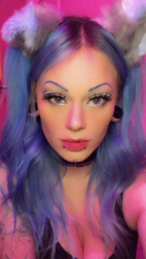 Pretty pup new collar vibes 💜 by jxxxa