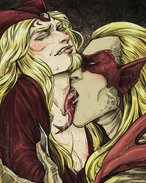 Prince Phobos and Lord Cedric by @mhi_i_tumani by little-bird_