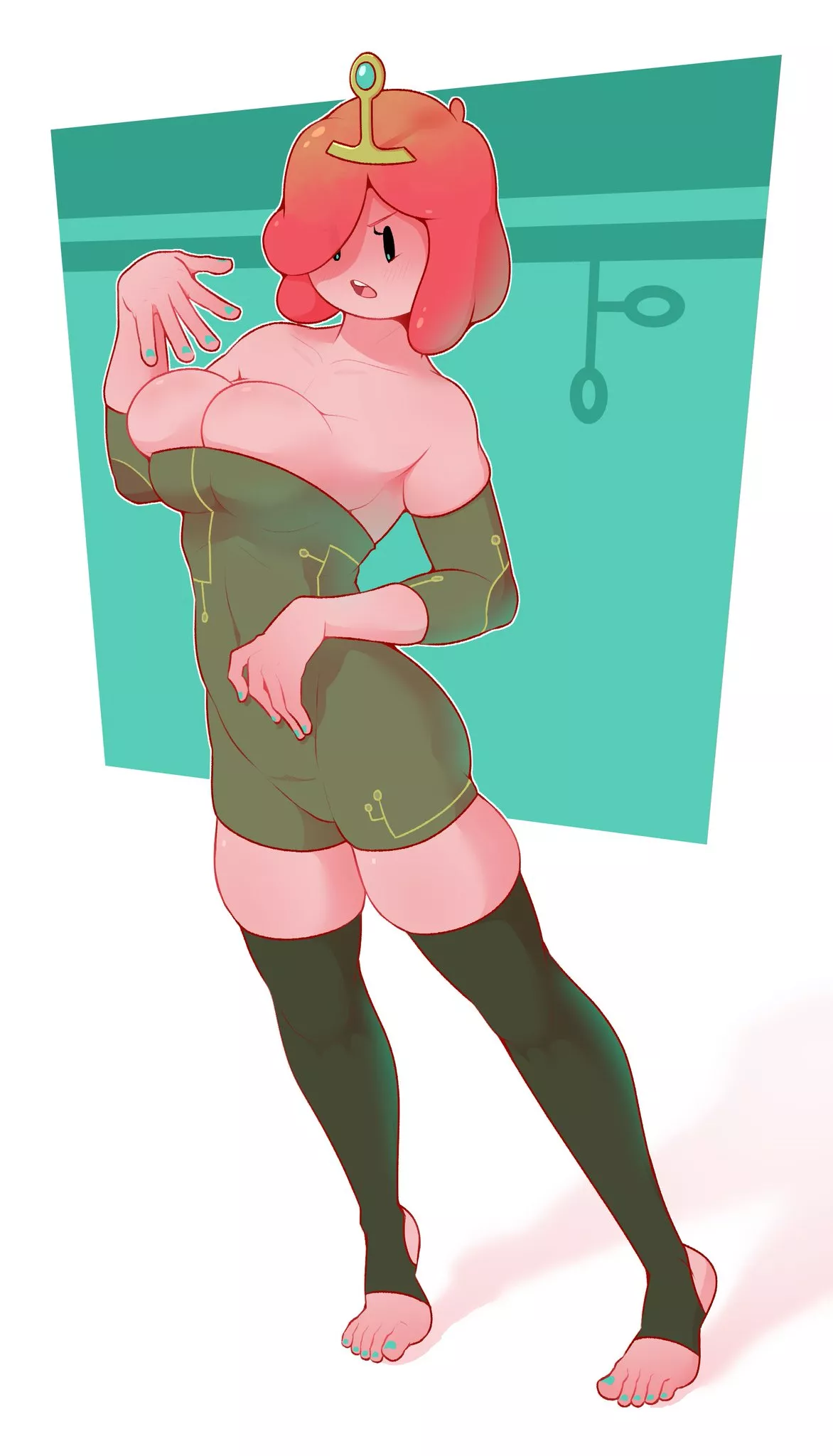 Princess Bubblegum Tight Outfit (Dabble) posted by BubbasGamer9