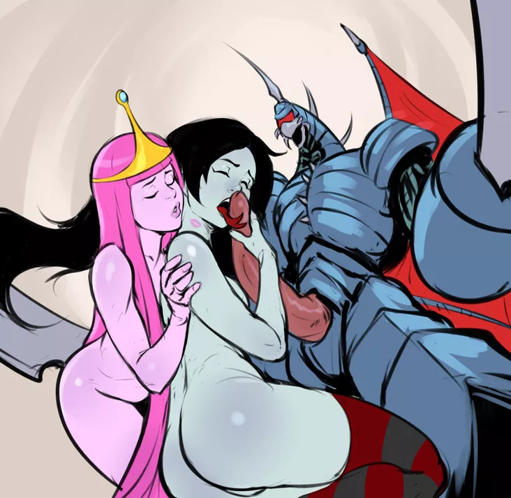 princess bublegum and marceline sharing it posted by Well_isnt_that_