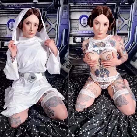 Princess Leia cosplay by InfinityWhore by InfinityWhore0