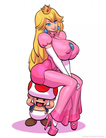 Princess Peach by Tightwhiteholes
