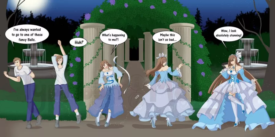 Princess Tiffany goes to the Typhoon Ball by Typhoon-Manga by notmma