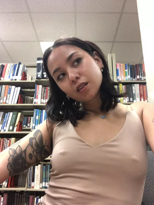 Probably known as that girl with the always hard nipples at school lol 😆I can’t help that it’s cold! by bluejaywants2play