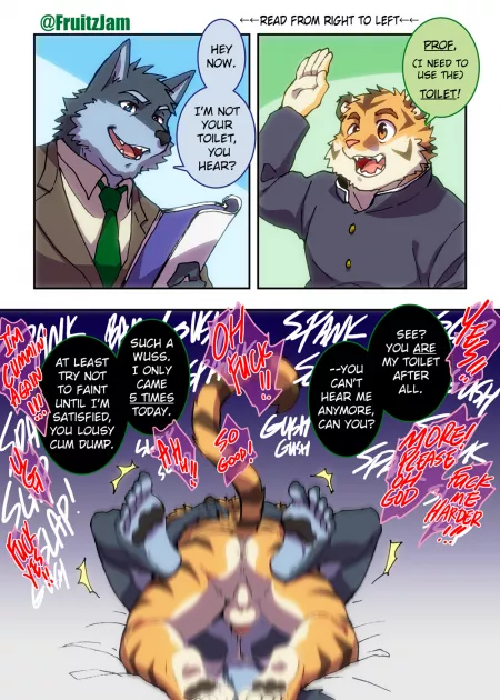 Prof, toilet! (FruitzJam) by SilentlyRosy