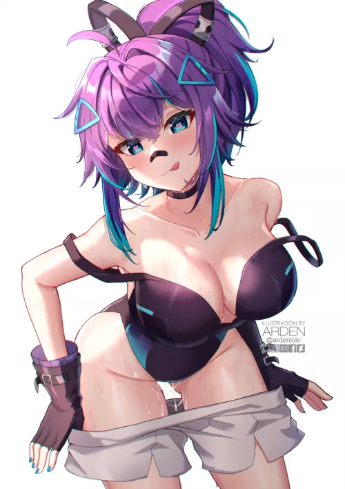 Projekt Melody being Lewd. by Alcatraz1331