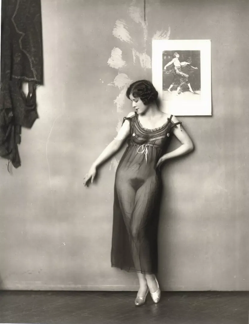 Prostitute in Storyville, New Orleans Legalized Red Light District, around 1912, photo by E. J. Bellocq by ctrl_p