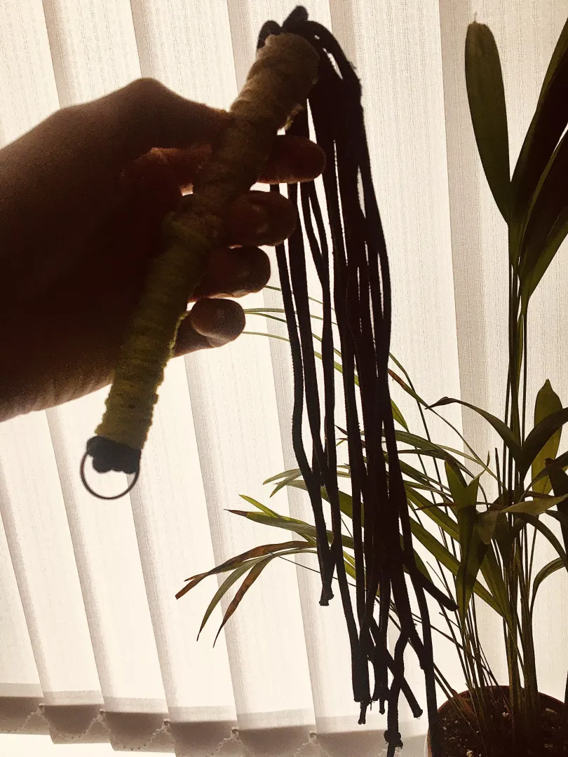 Public reminder: it only takes an hour to make a flogger out of household items posted by kushncats