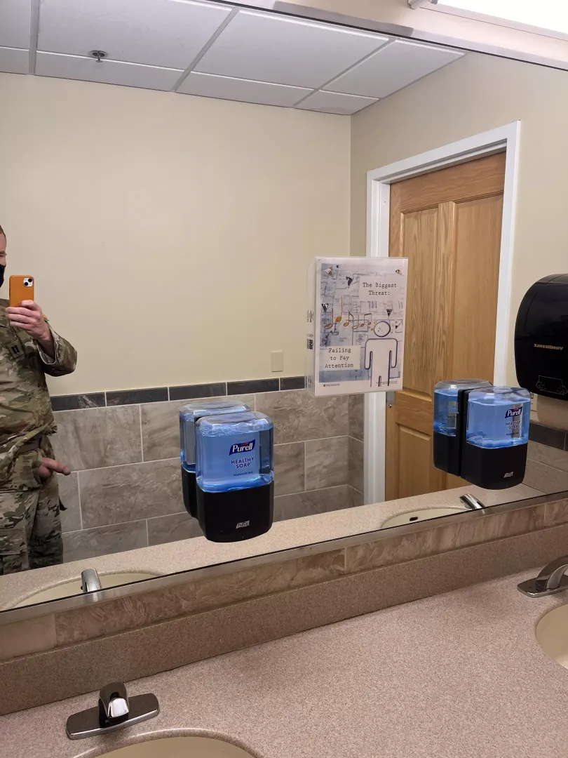 Public restroom. One guy in stall, two talking right outside the door posted by ethanplum47