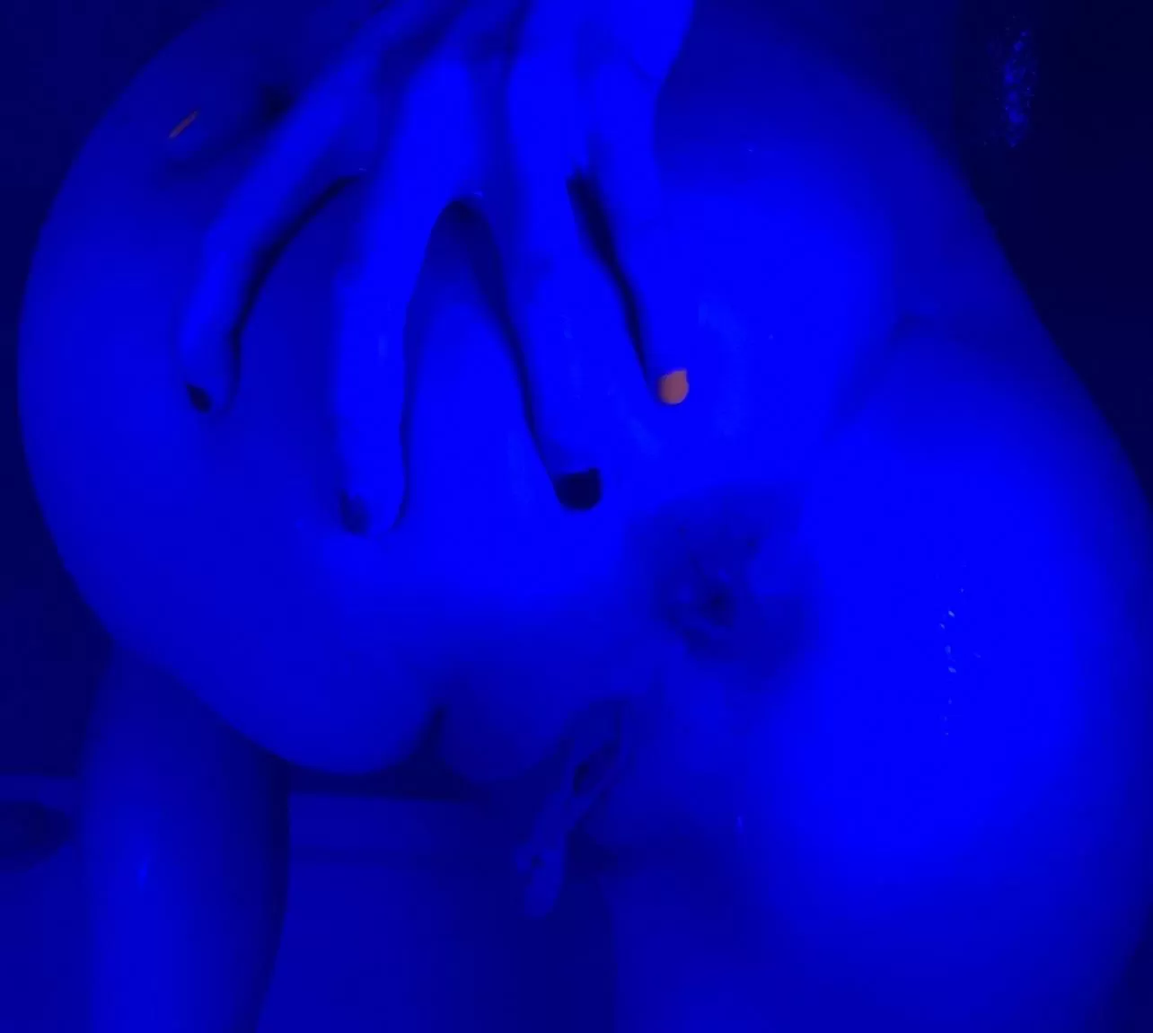 Puffy blue hole posted by StrawberrySugarPie