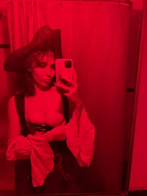 puffy pirate nipples! happy halloween! by roserunell