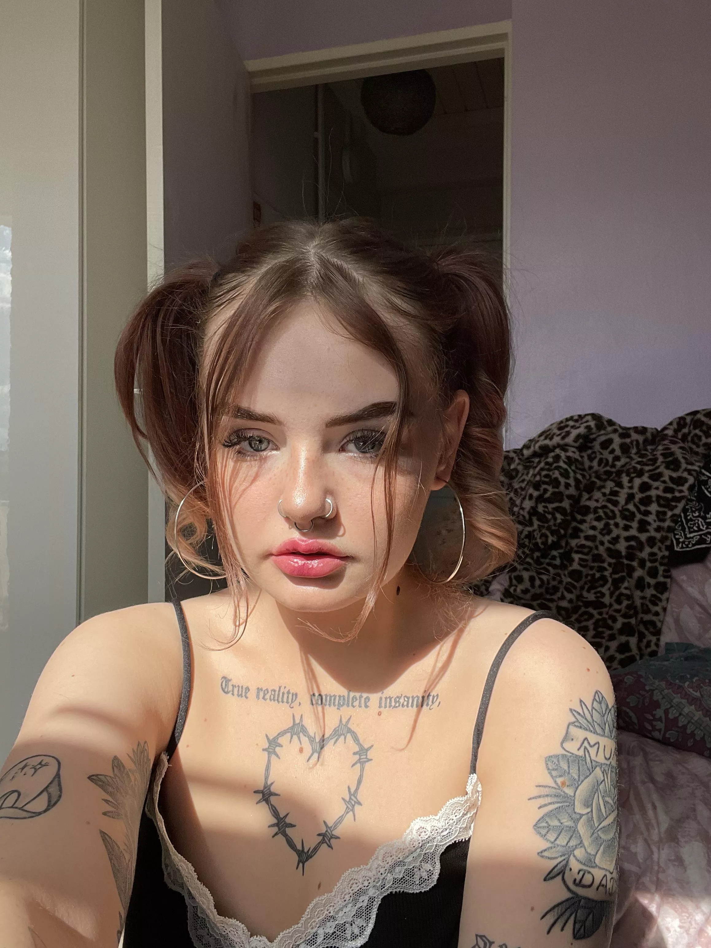 pull my pigtails🙈 posted by barbwirefindomme