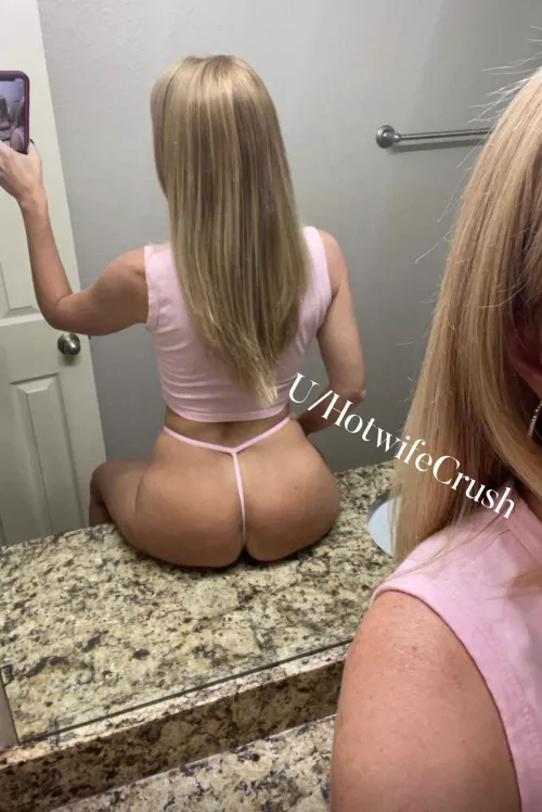 Pull to the side or keep as is? (F) 45 by HotwifeCrush