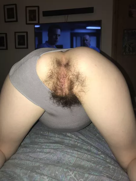 Pulled my panties to the side & my bush popped out by Many-Aioli688