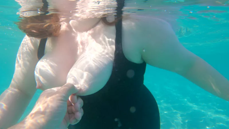 Pulling her around just by grabbing her by a nipple by orgasmextreme