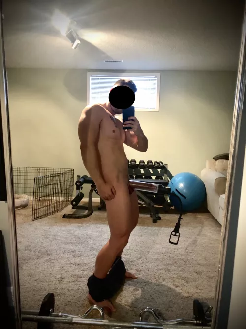 Pumping My Massive Cock by muscularbro1989