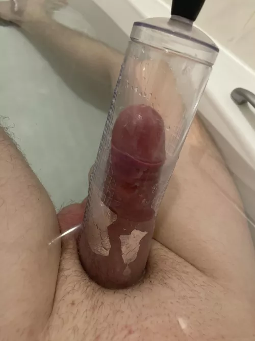 Pumping while in bath looking at other pumpers makes me want to cum so much by BookkeeperWhich9518
