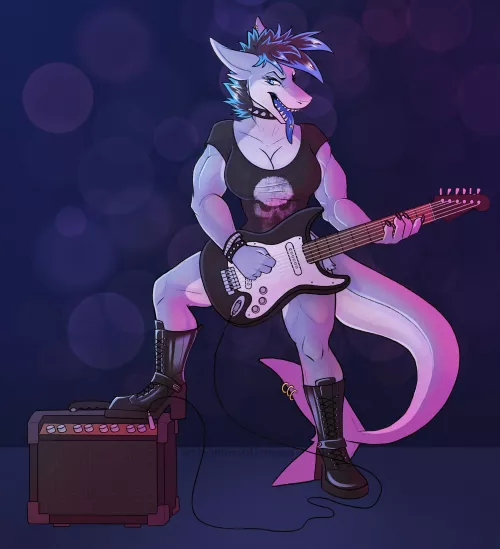 Punks not dead! [comm art by me, littlenoodledragon] by littlenoodledragon