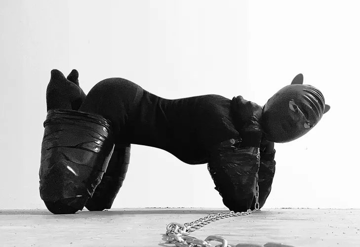 Pup loves to play. 🐶⛓💕 by enby_glitch