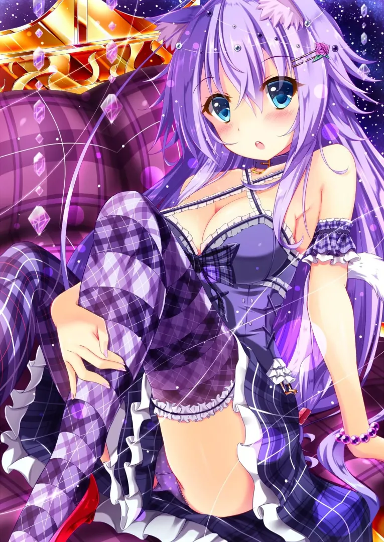 Purple purrer. posted by Dhova