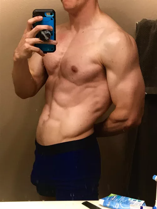 Push workout really got me feeling myself 💦 by OF-BrokeTwunk