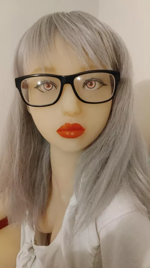 Put some make up on for the second time in my life. The right eye is choppy :/ but I still think she's hot tho. Now I just gotta do the eyebrows, eye shadow, and eyelashes. by aslyboi