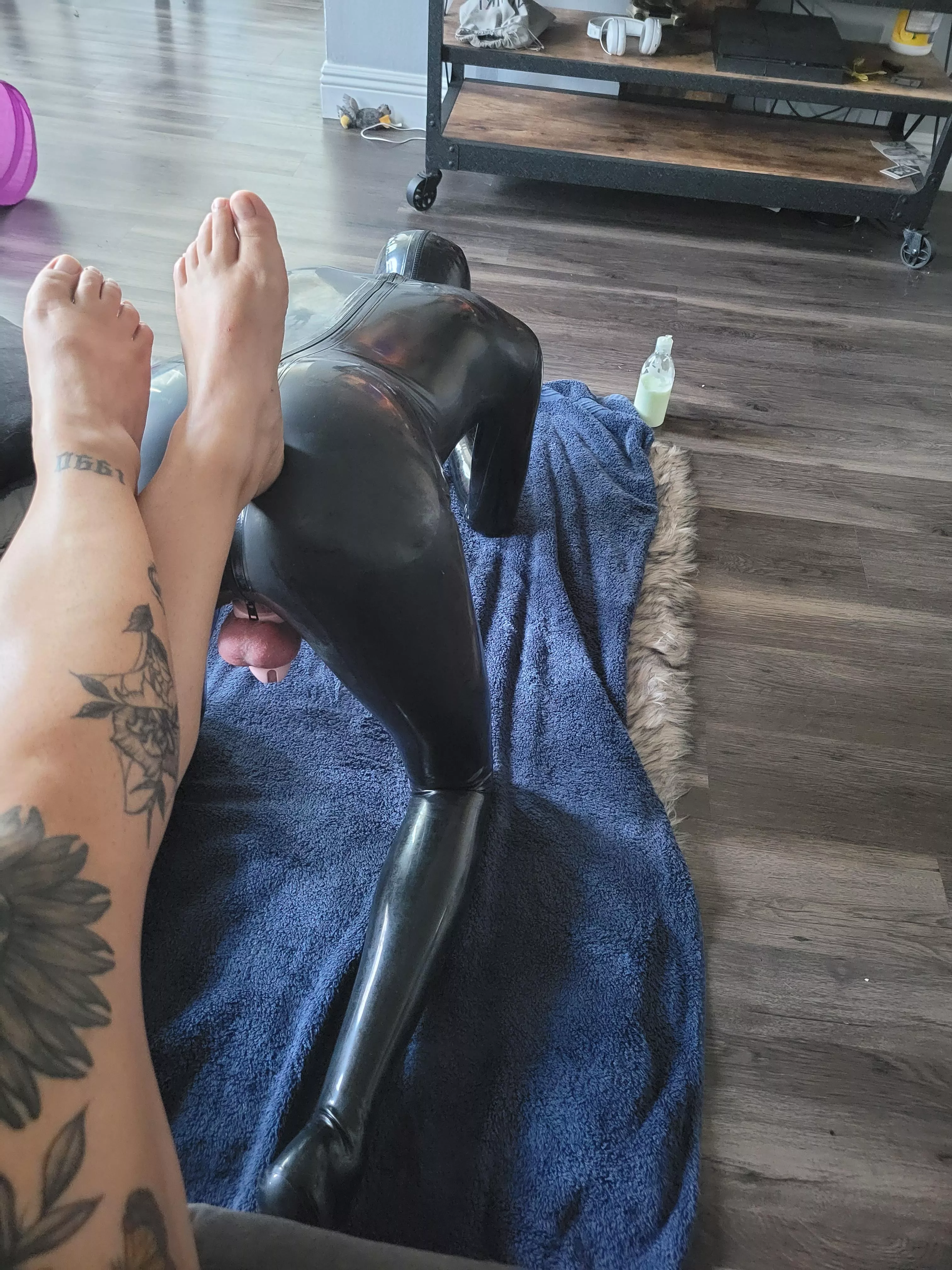 Putting my feet up after a long day posted by daddyspowers