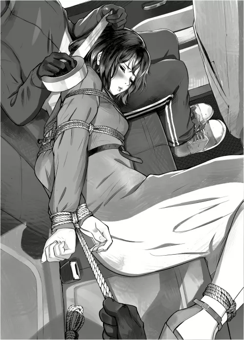 Putting the finishing touches by GaggedOtaku