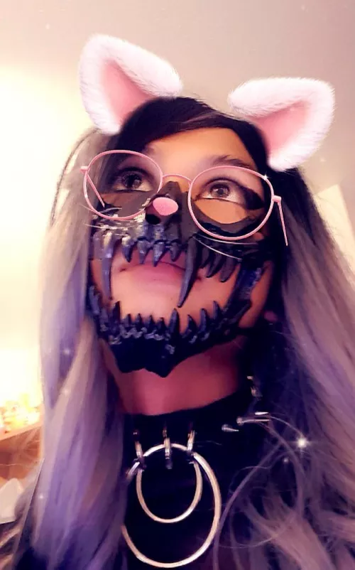 Pwease let me murder you? I have squishy thighs so you will suffocate between them! 👉👈 by Kronos2067