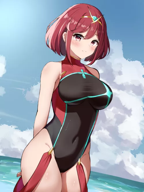 Pyra [Xenoblade II] by CheetahSperm18