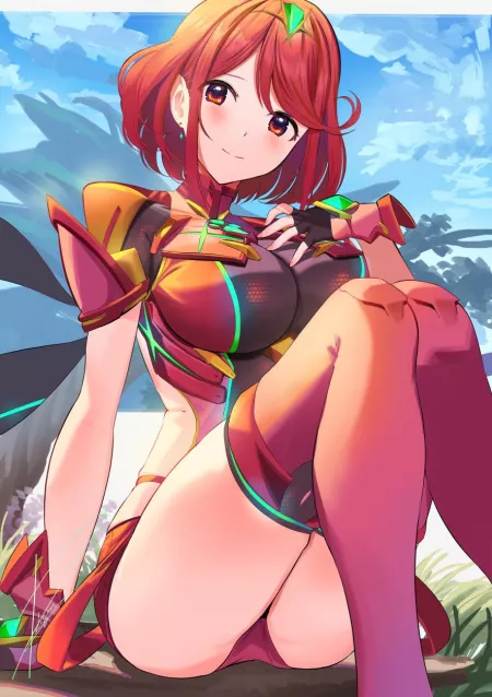 Pyra [Xenoblade II] by CheetahSperm18