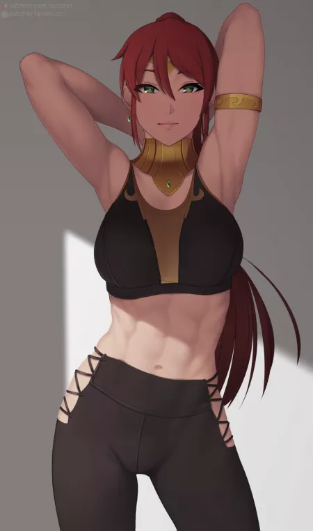 Pyrrha (Putcher) [RWBY] by elee0228