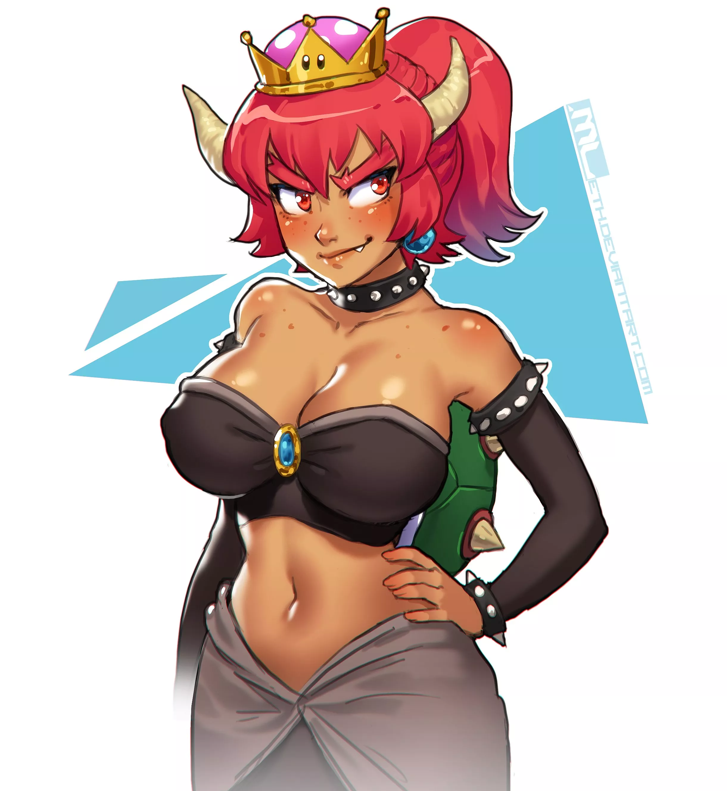 Queen Bowsette | MLeth posted by cardboardtube_knight