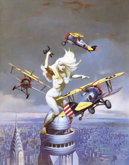 Queen Kong by Frank Frazetta (1976) by prismatika_on_tumblr