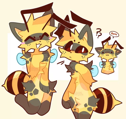 quick beecat doodles [ art by me @zestylemonss on twitter ] by Iazuli