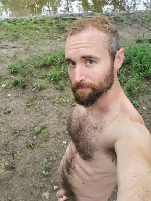 Quick dip in the river. by ZaphodBrown