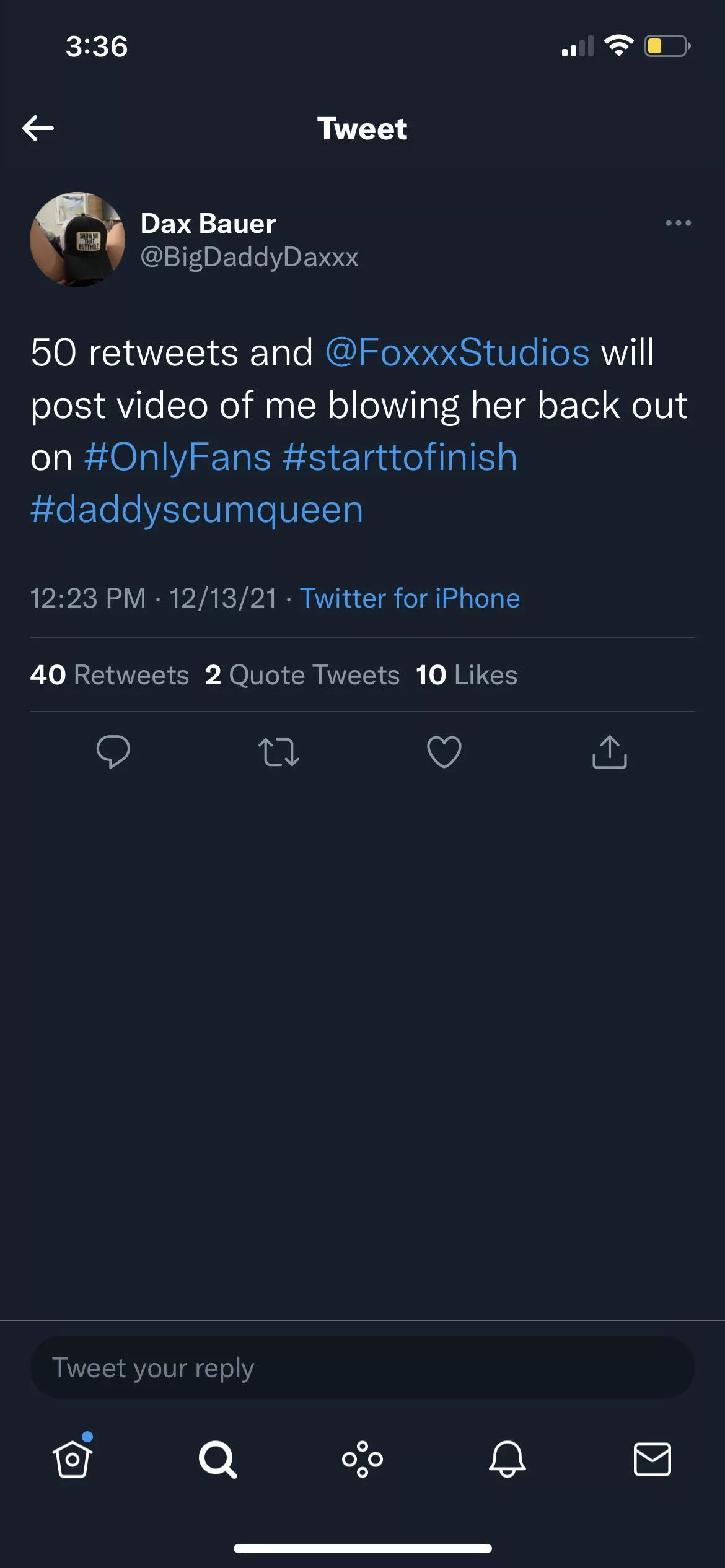 Quick everyone go to Twitter posted by g1ve1ttome