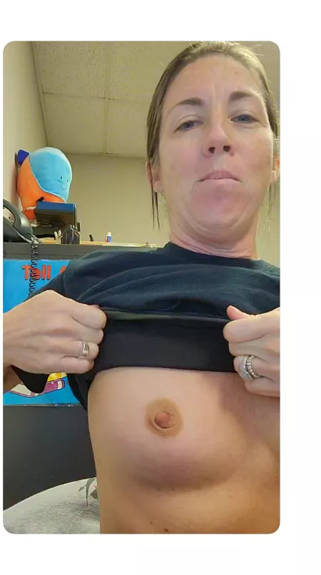 Quick (f)lash from your favorite naughty teacher on titty Tuesday by bunnys_cotton_tales