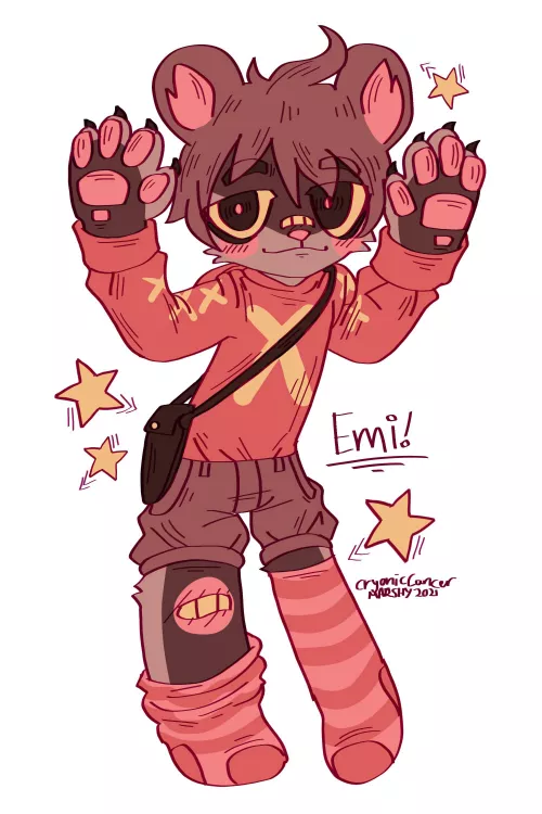 Quick Fursona design for a friend :] by King_Marshy_