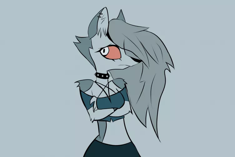 Quick Luna sketch (Helluva Boss) by 343CheekyBuns