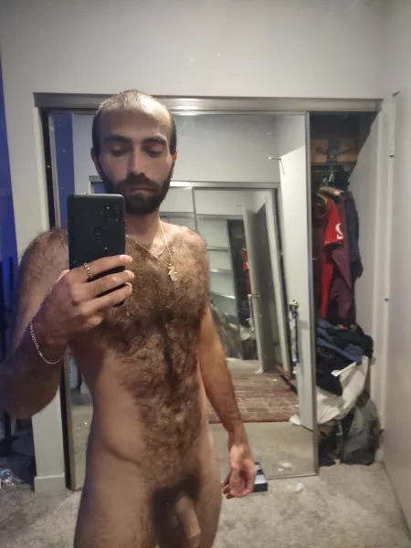 Quick selfy. I hope u don't mind. by hoter_thena_fireman