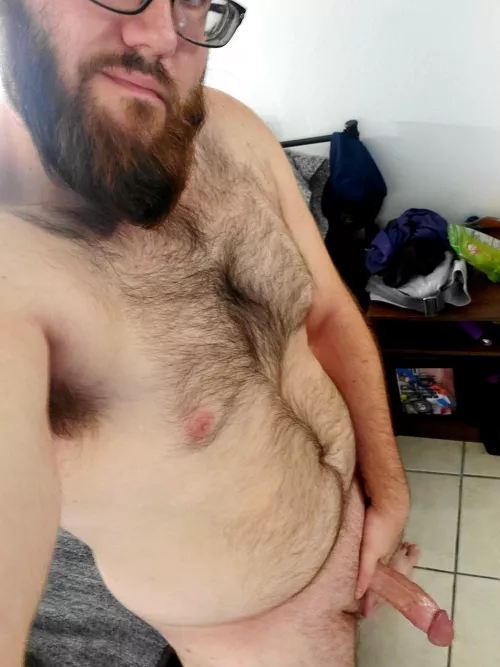 Quick stroke before work by bbw_andbear_twitter