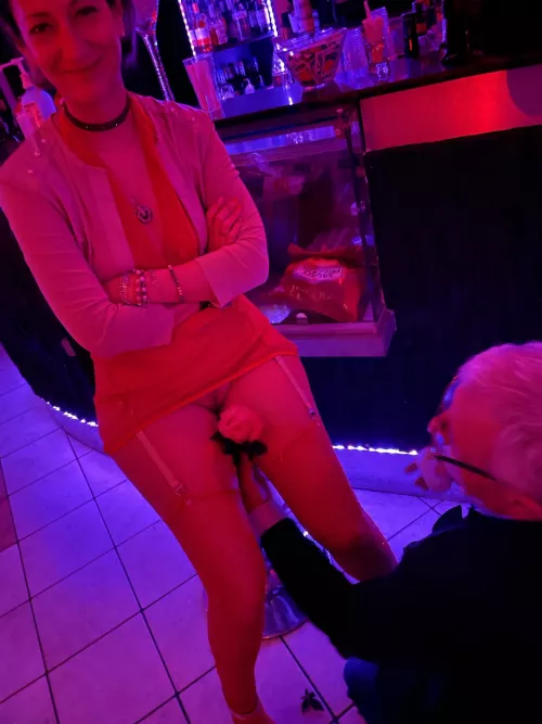 quietly sitting at the bar I receive an unexpected gift by XXedin