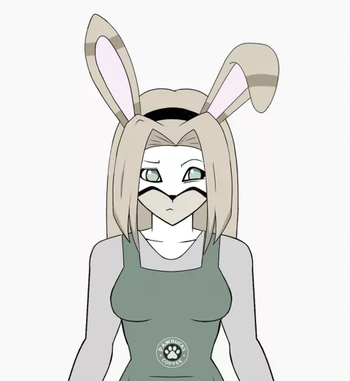 Rabbit Barista by me by Farajtank