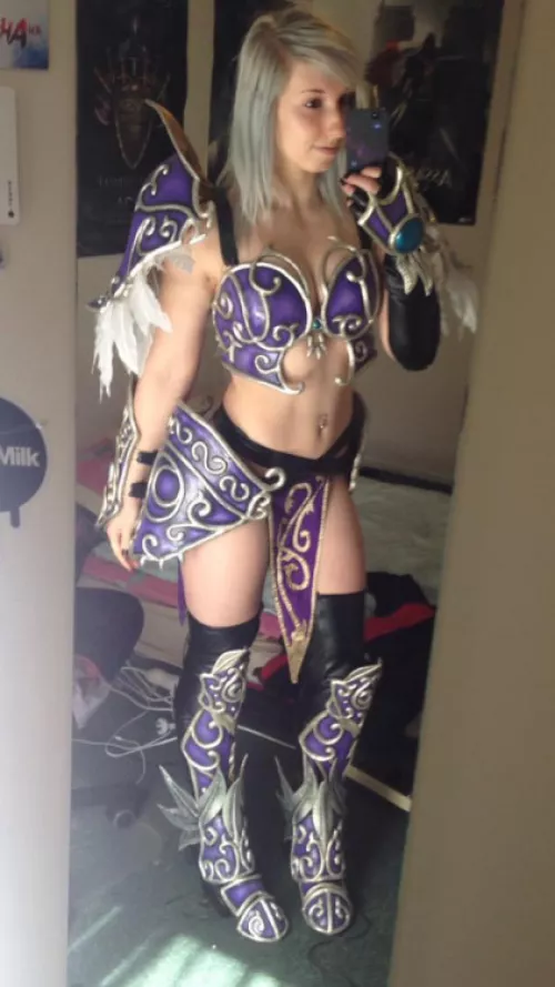 Rachael May as a Night Elf by Ok_Discipline4749