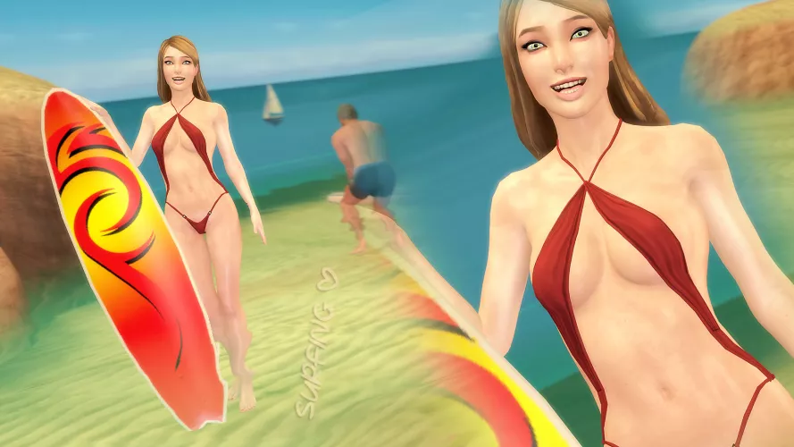 Rachel Amber surfing (dirtyoldman) [Life Is Strange] by -dirtyoldman-69