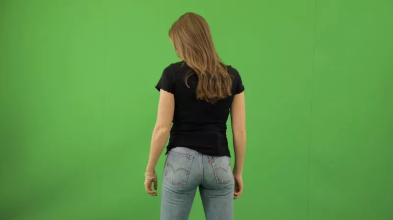 Rachel from the back by [deleted]