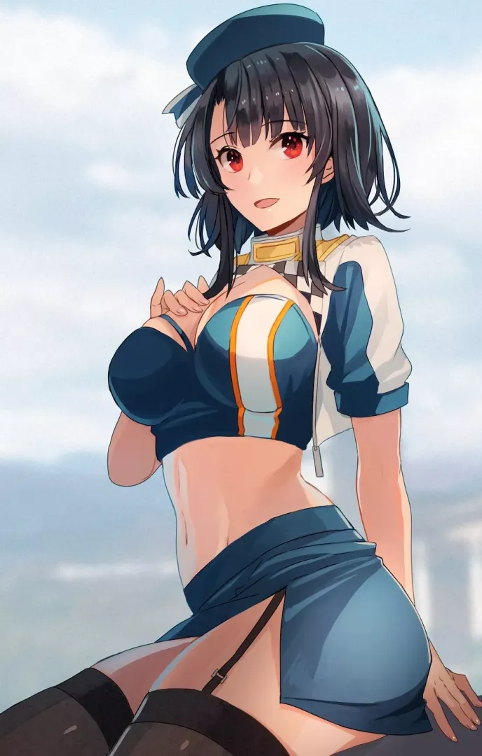 Racing Queen Takao [Kancolle] posted by ArmorXIII